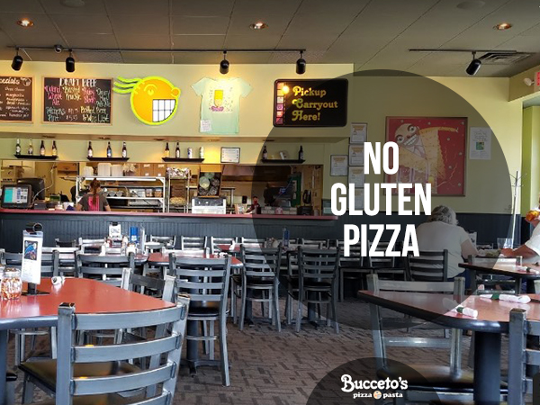 No Gluten Pizza At Buccetos Pizzeria In Bloomington