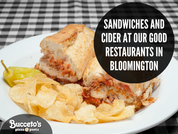 Sandwiches And Cider At Our Good Restaurants In Bloomington