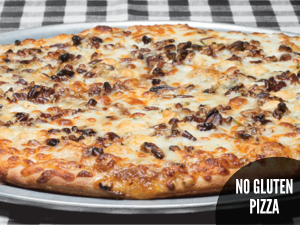 Vegetarian No Gluten Pizza To Add To Your Order
