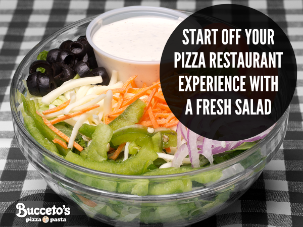 Start Off Your Pizza Restaurant Experience With A Fresh Salad