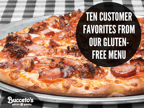 Ten Customer Favorites From Our Gluten-Free Menu